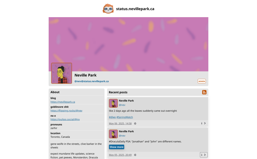 Introducing status.nevillepark.ca!